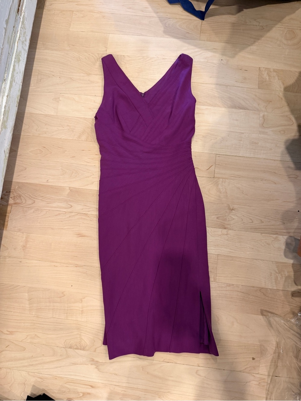 Oscar de la Renta magenta / purple dress